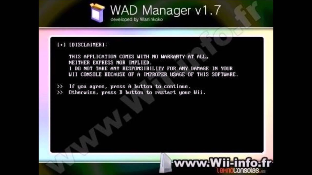 wad manager homebrew channel